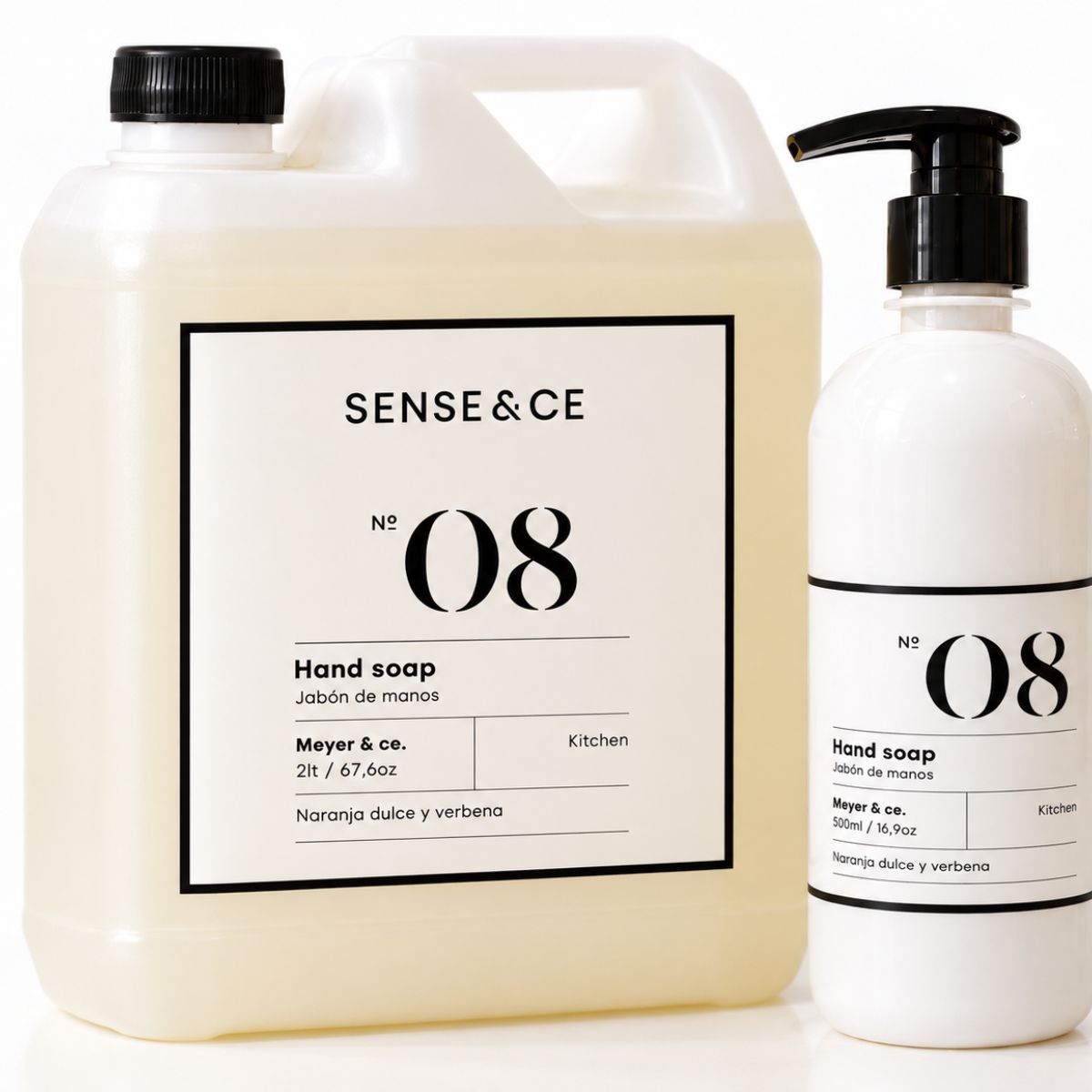 PACK N08 HAND SOAP + DISPENSADOR